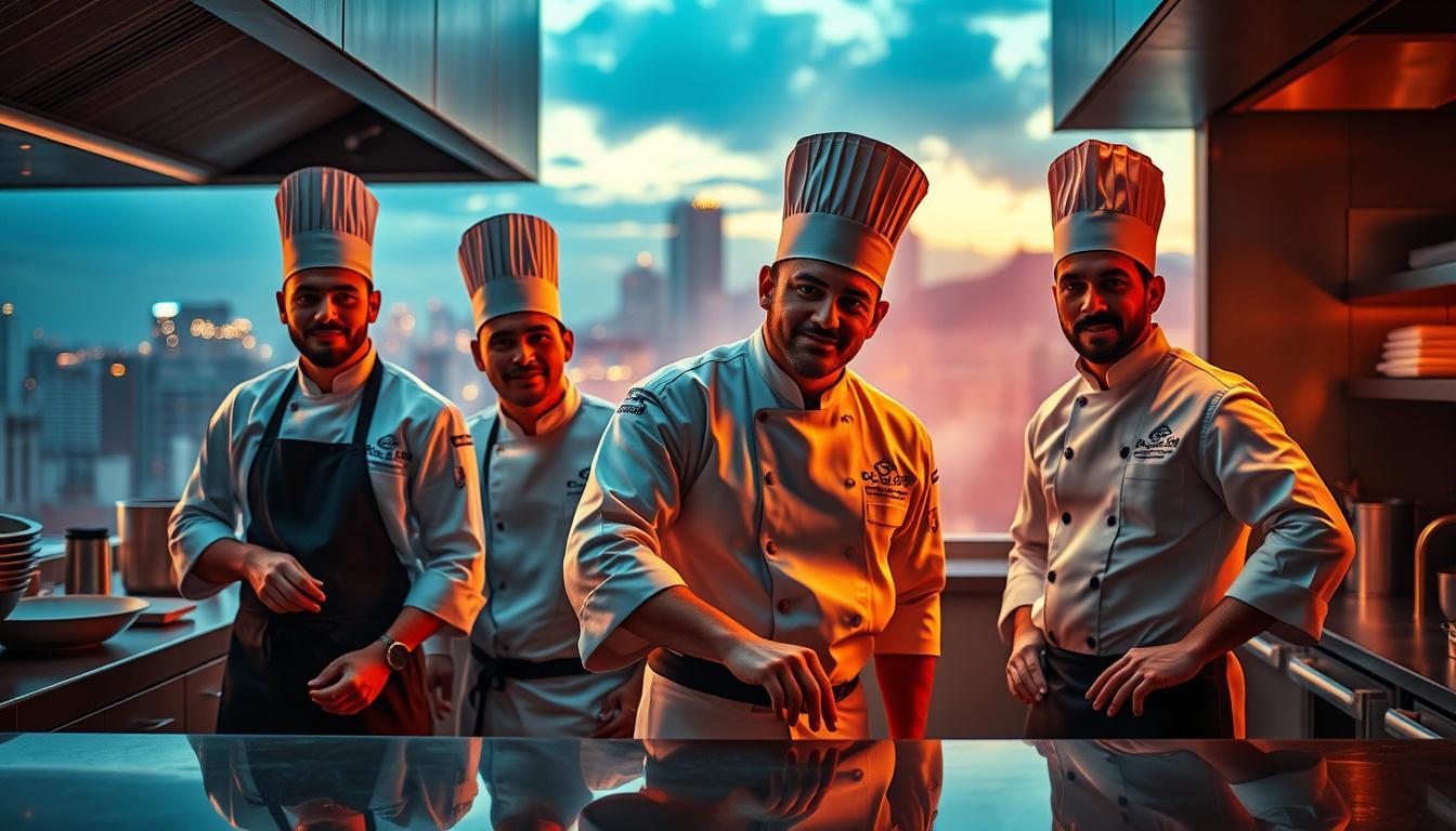 Vestuário especializado para cozinheiros: estilo e funcionalidade em Curitiba